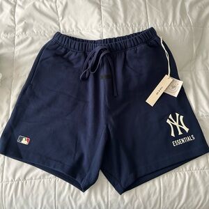 Essentials Dark Blue Men's Athletic Shorts
